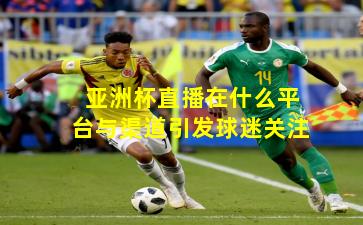 亚洲杯直播在什么平台与渠道引发球迷关注